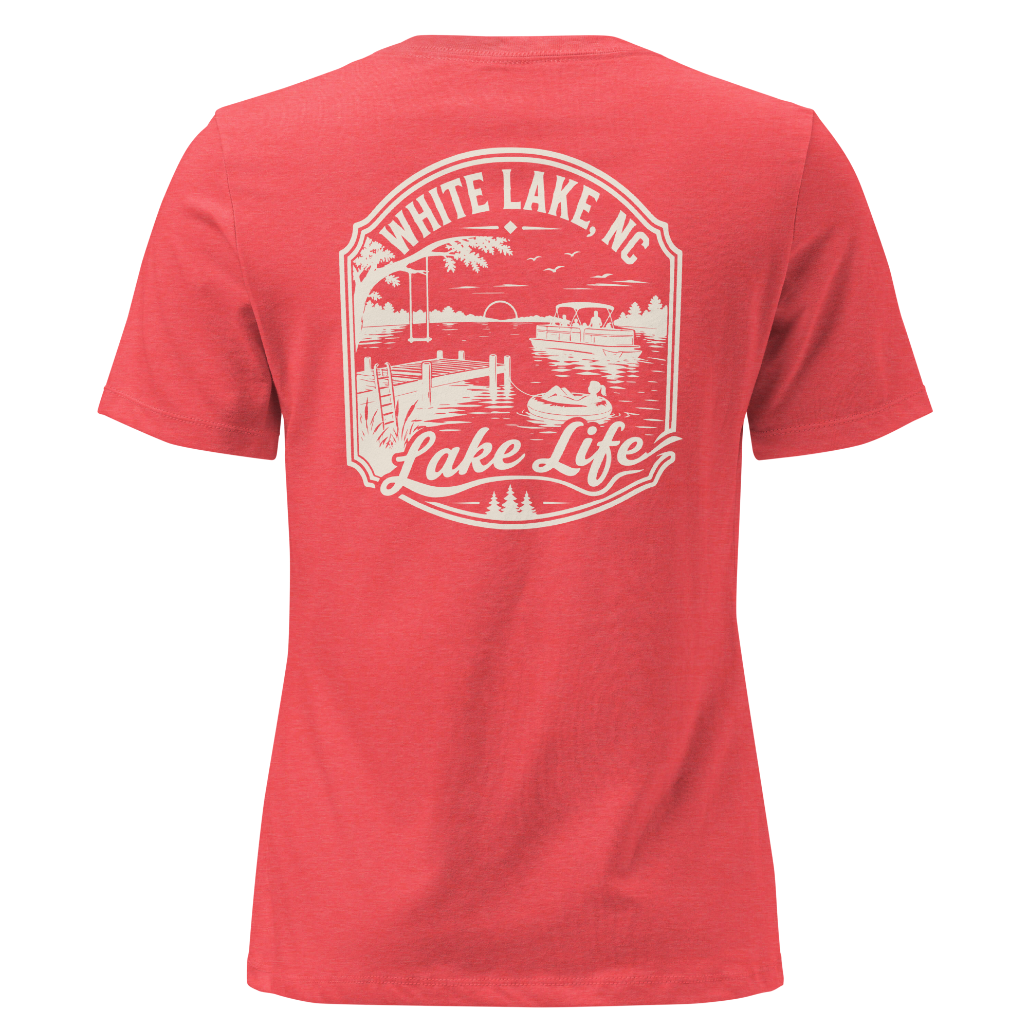 White Lake NC - Lake Life- Women's Relaxed T-Shirt