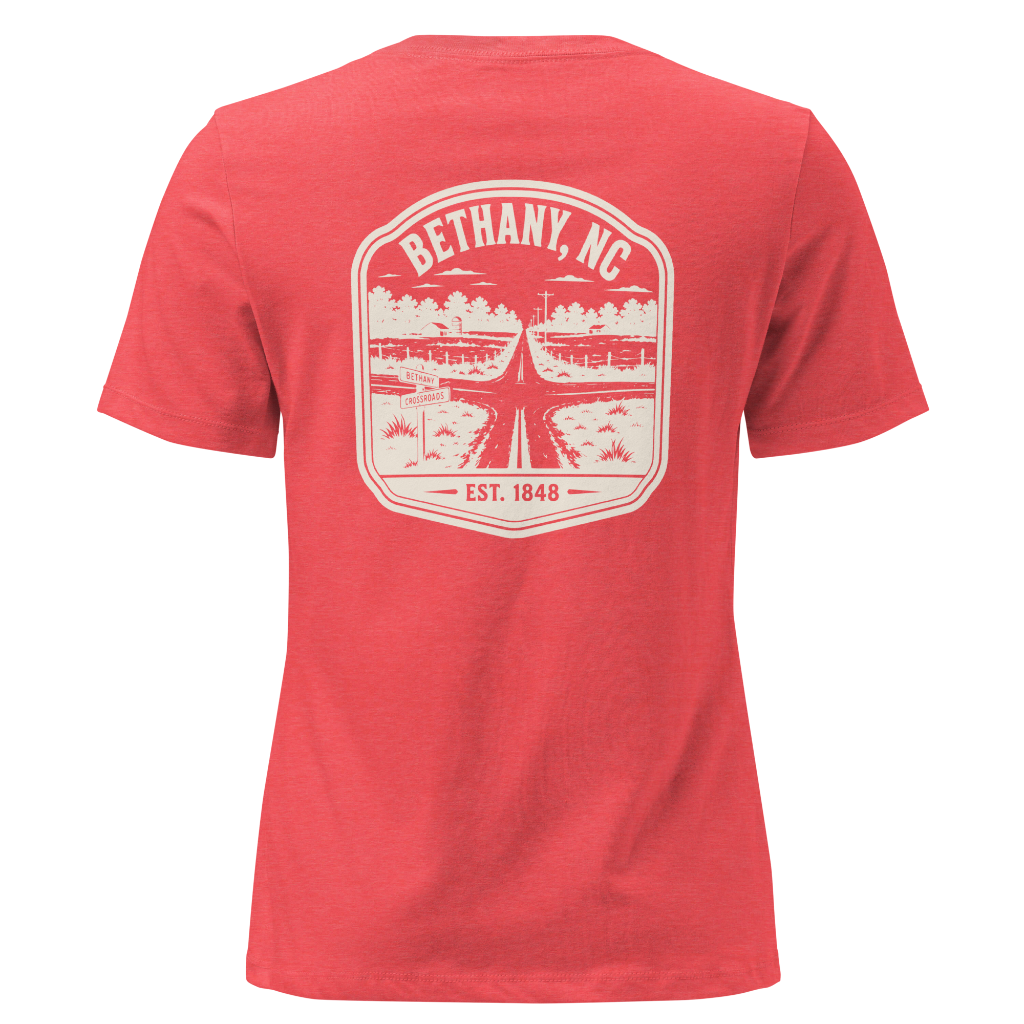 Bethany NC - Bethany Crossroads - Women's Relaxed T-Shirt