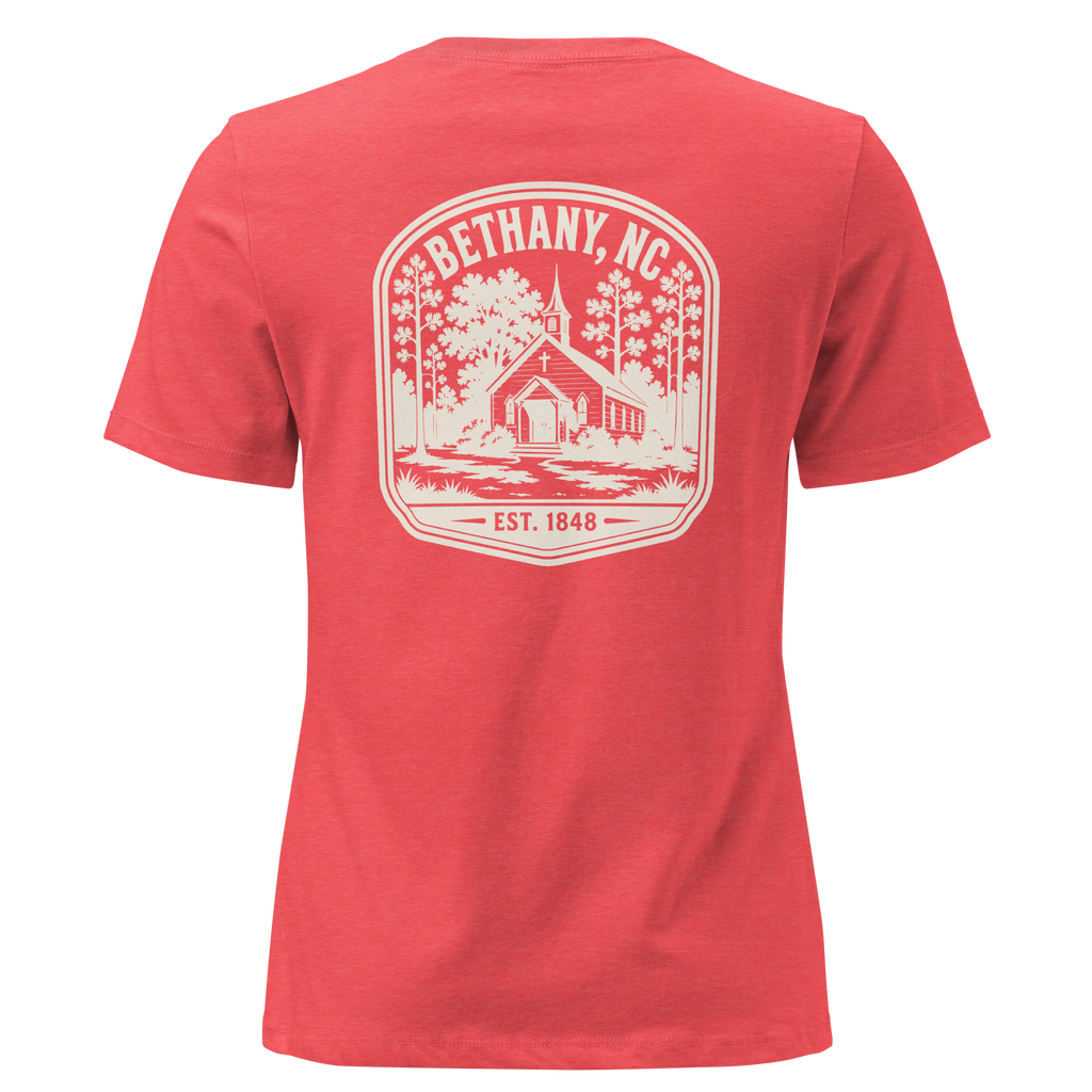 Bethany NC - Faith Heritage- Women's Relaxed T-Shirt