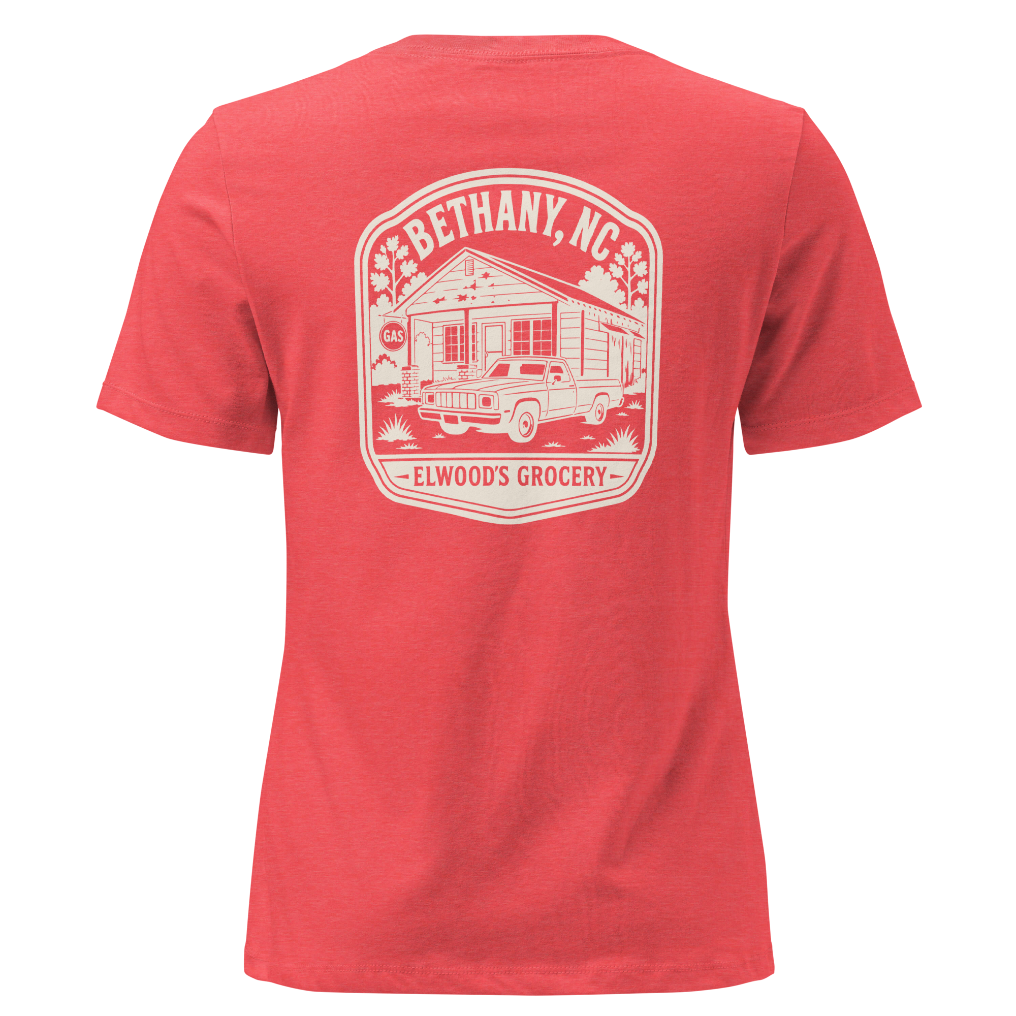 Bethany NC - Elwood's Grocery- Women's Relaxed T-Shirt
