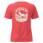Benson NC - Mule Town - Women's Relaxed T-Shirt