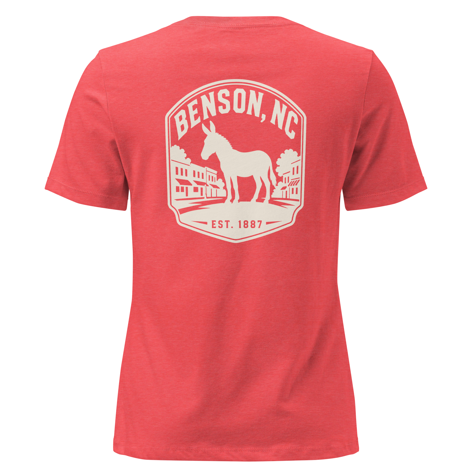 Benson NC - Mule Town - Women's Relaxed T-Shirt