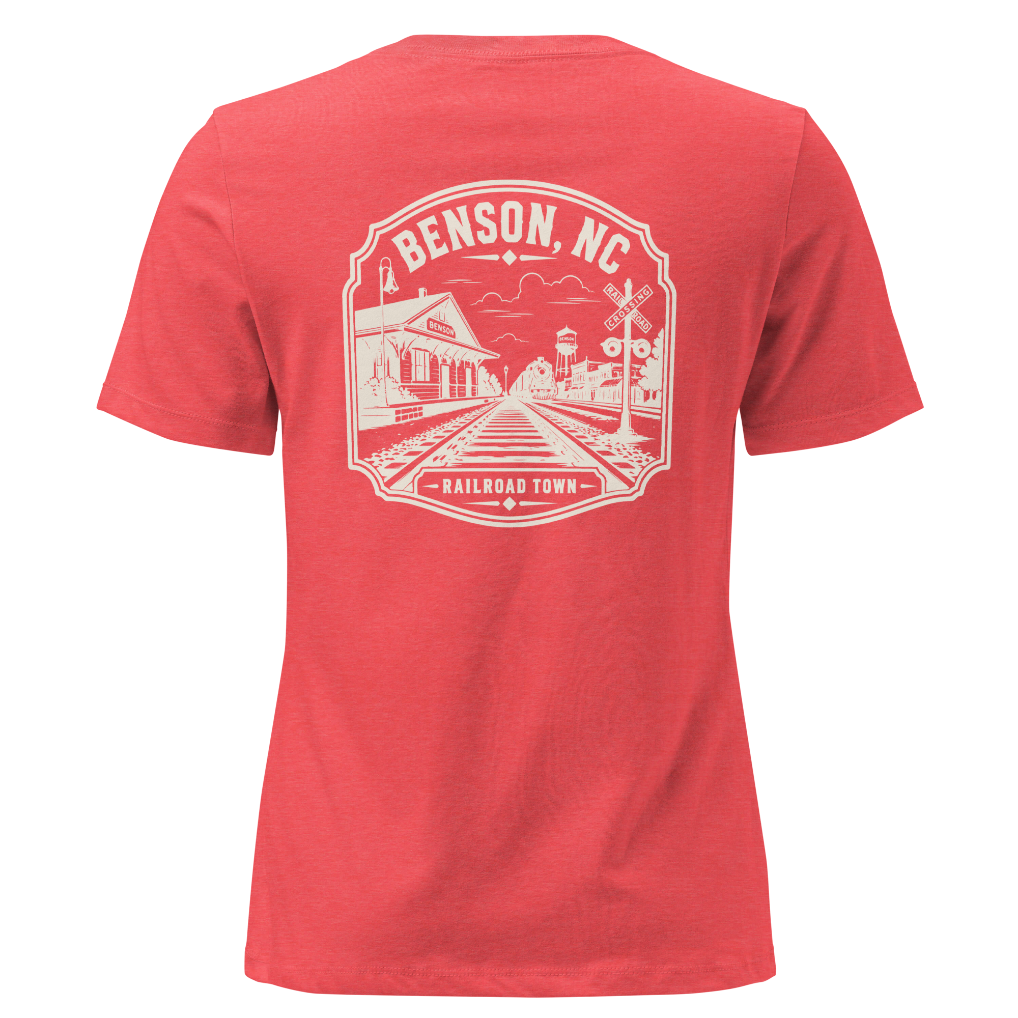 Benson NC - Railroad Town - Women's Relaxed T-Shirt