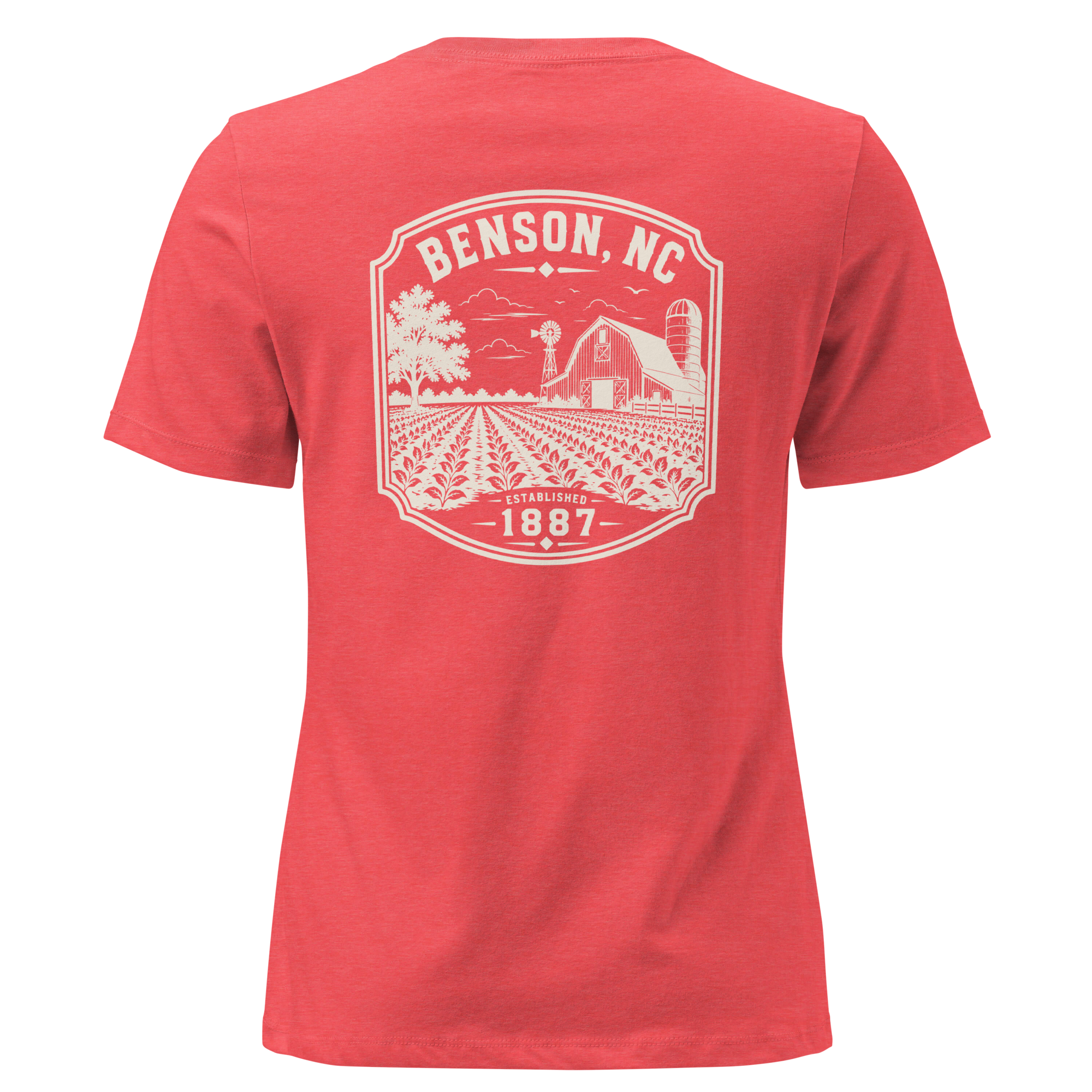 Benson NC - Farm Country - Women's Relaxed T-Shirt