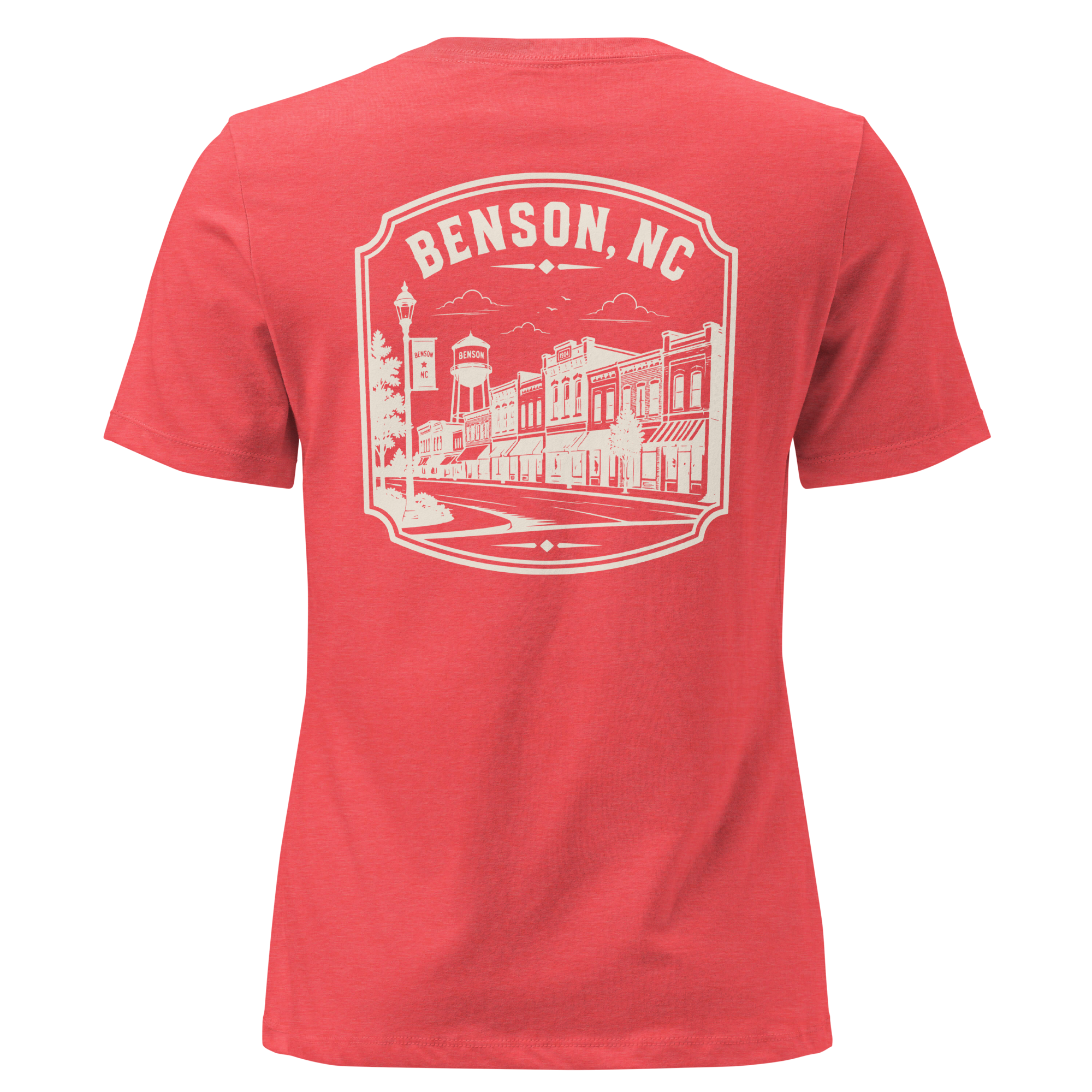 Benson NC - Downtown - Women's Relaxed T-Shirt