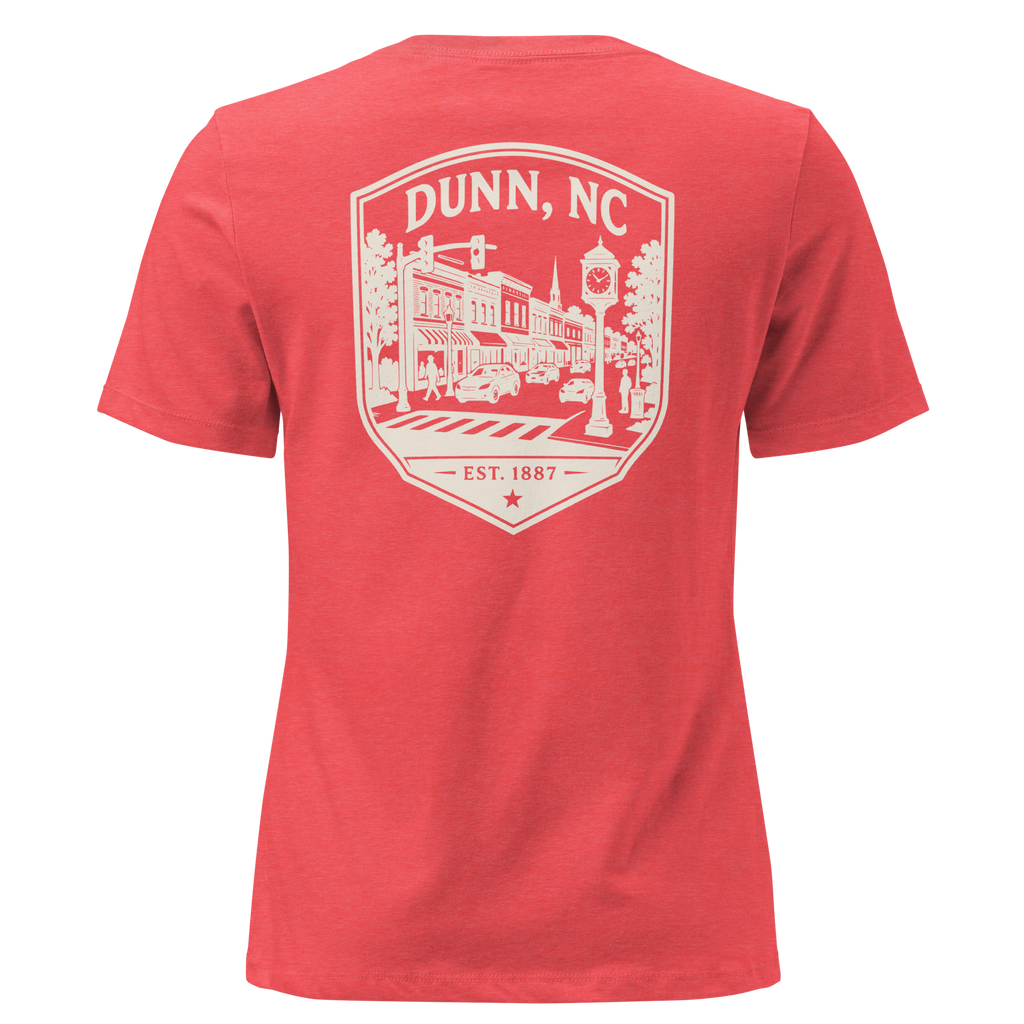 Dunn NC - Downtown- Women's Relaxed T-Shirt