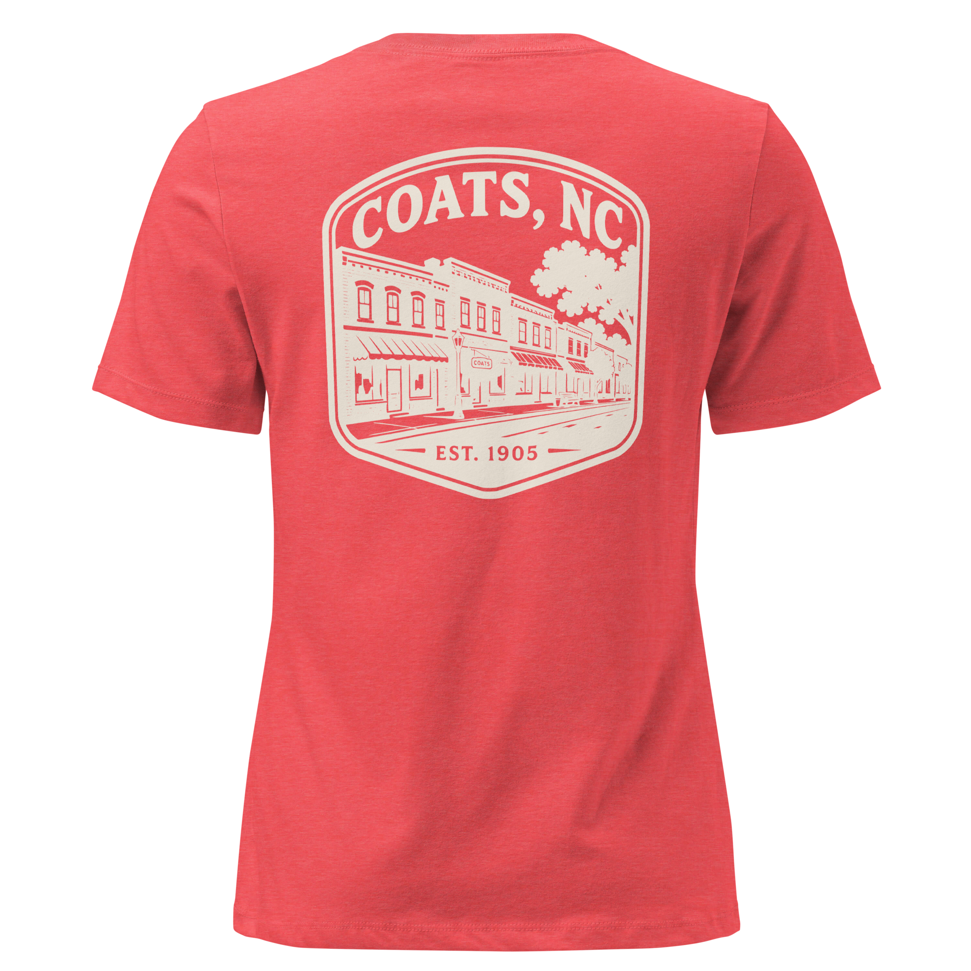 Coats NC - Downtown- Women's Relaxed T-Shirt