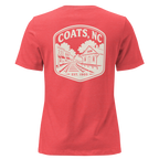 Coats NC - Railroad Town- Women's Relaxed T-Shirt