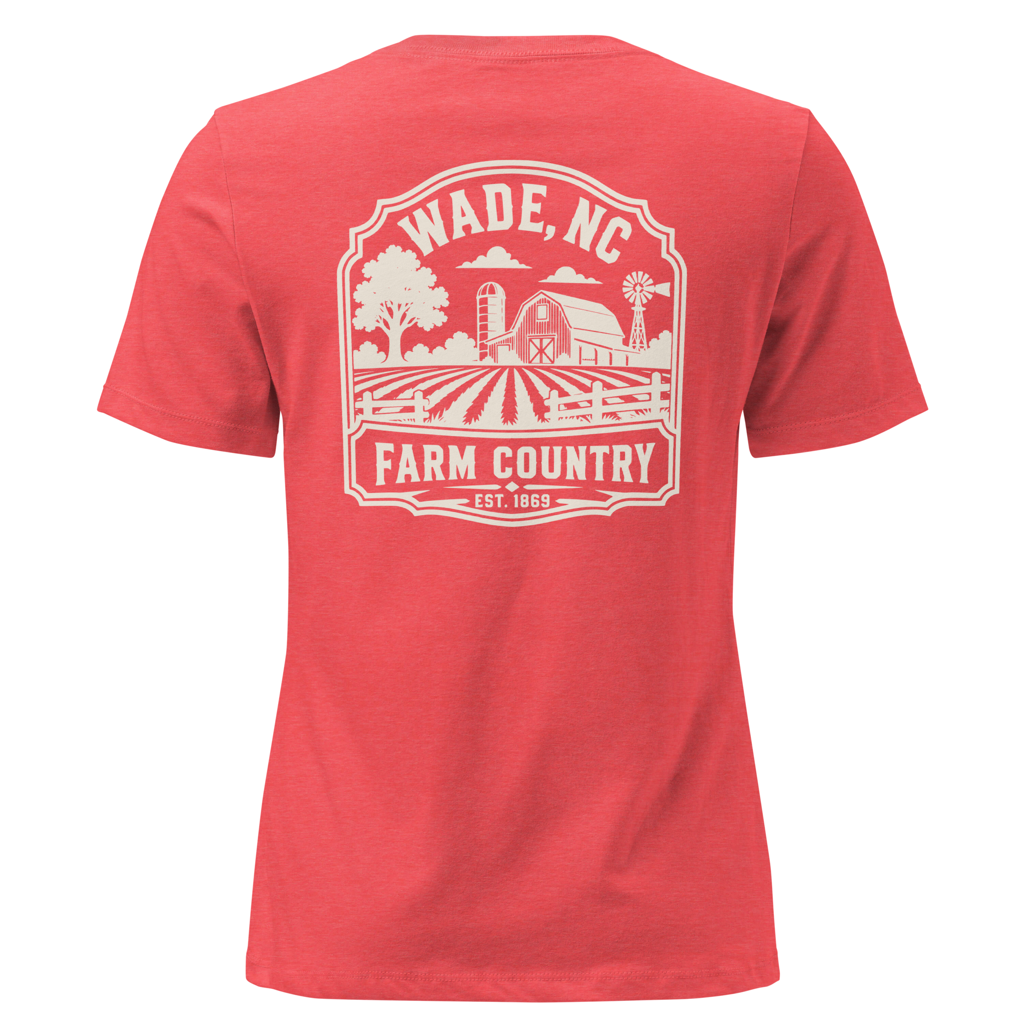 Wade NC - Farm Country- Women's Relaxed T-Shirt