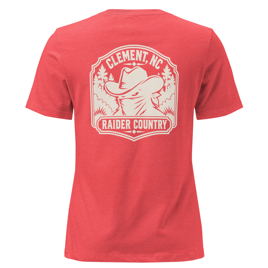 Clement NC - Raider Country- Women's Relaxed T-Shirt