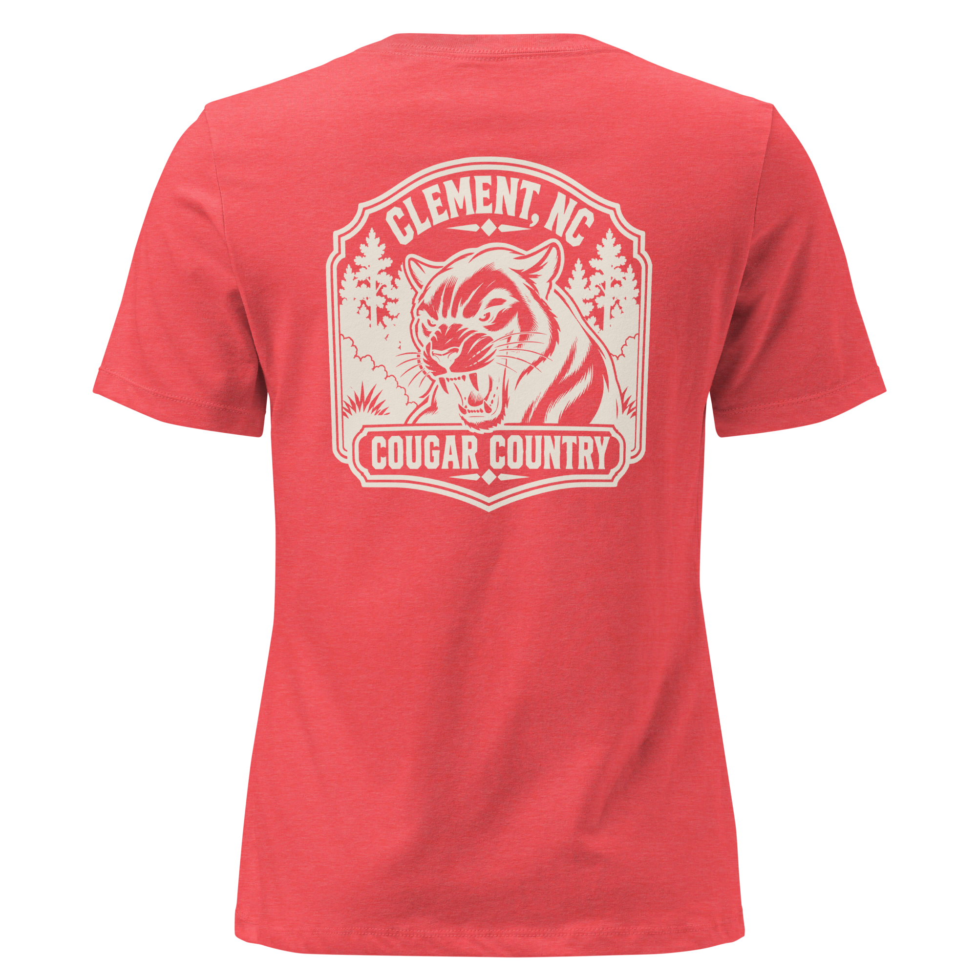 Clement NC - Cougar Country- Women's Relaxed T-Shirt