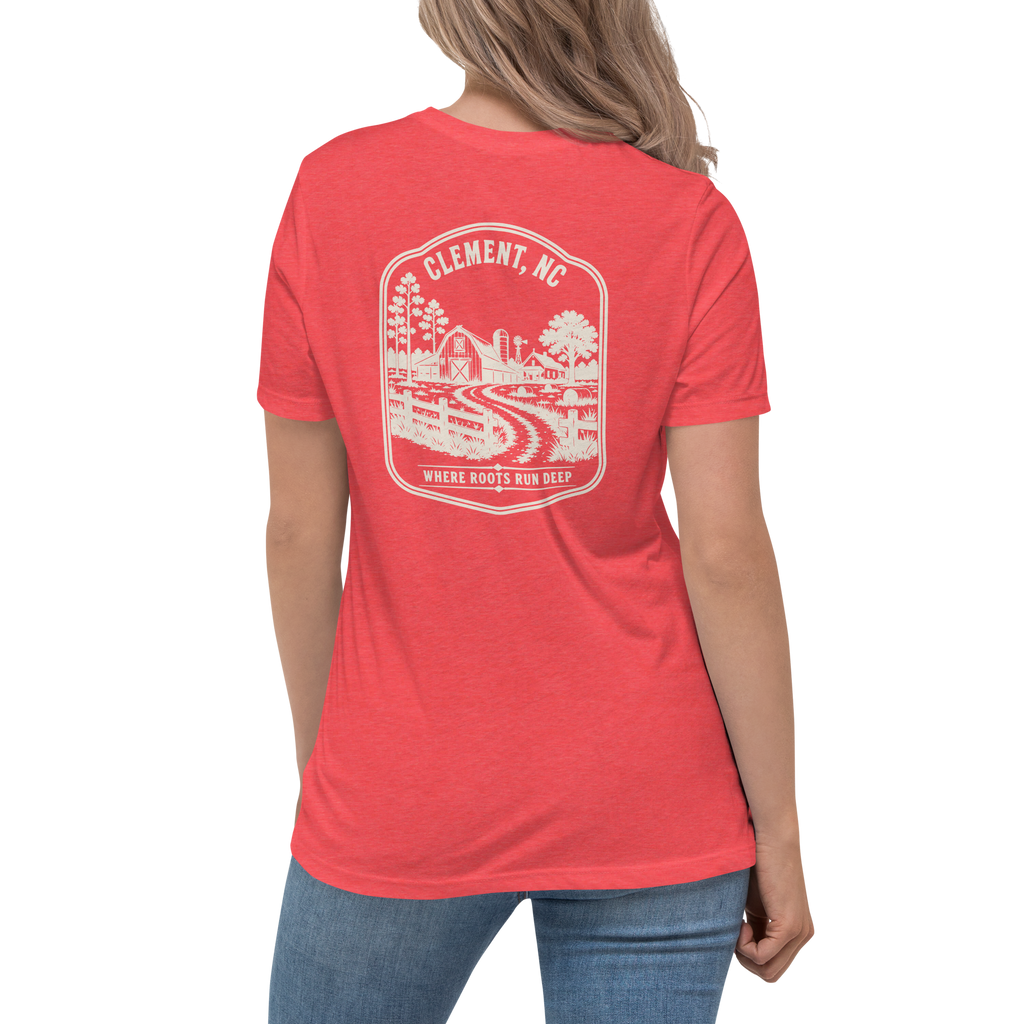 Clement NC - Farm Roots- Women's Relaxed T-Shirt