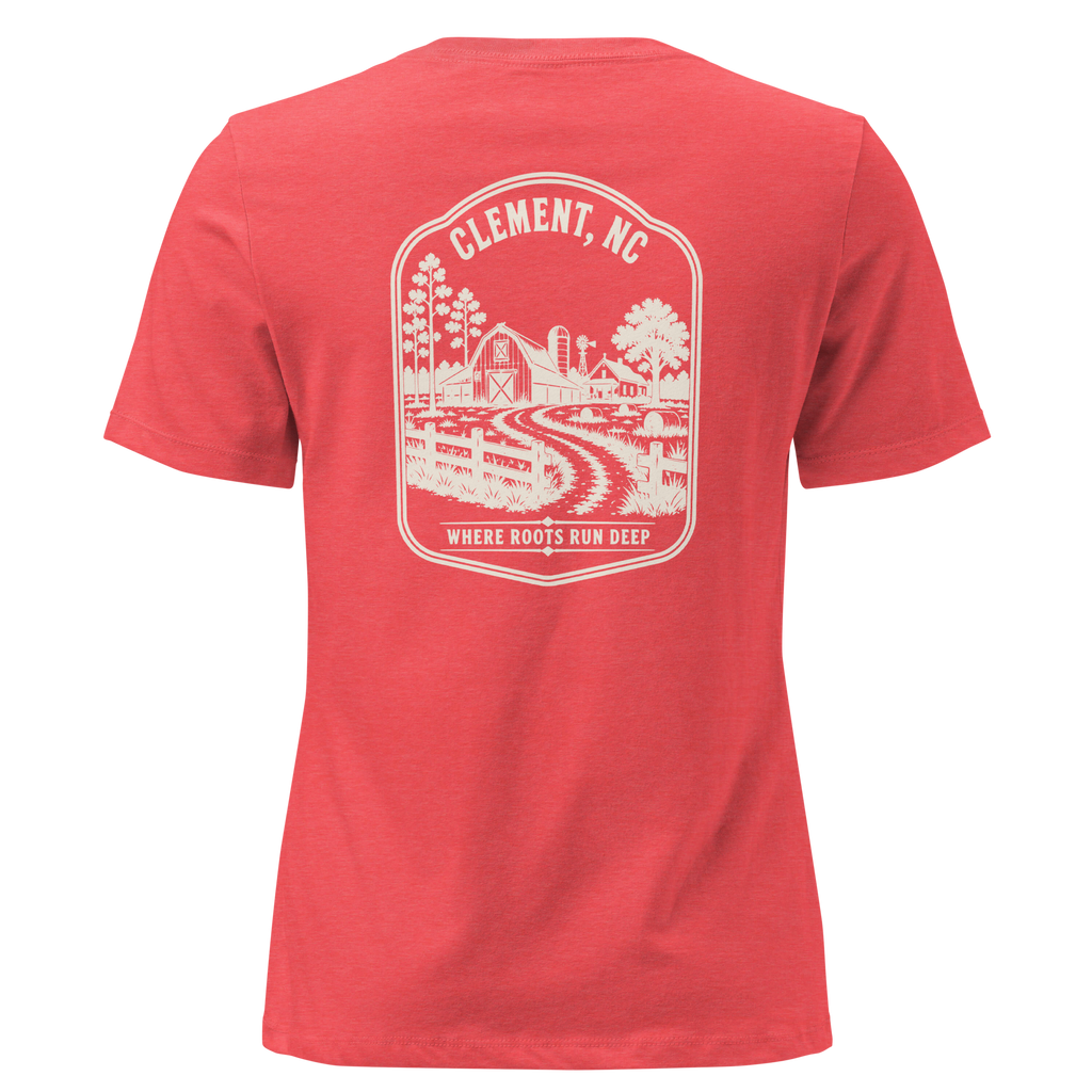 Clement NC - Farm Roots- Women's Relaxed T-Shirt