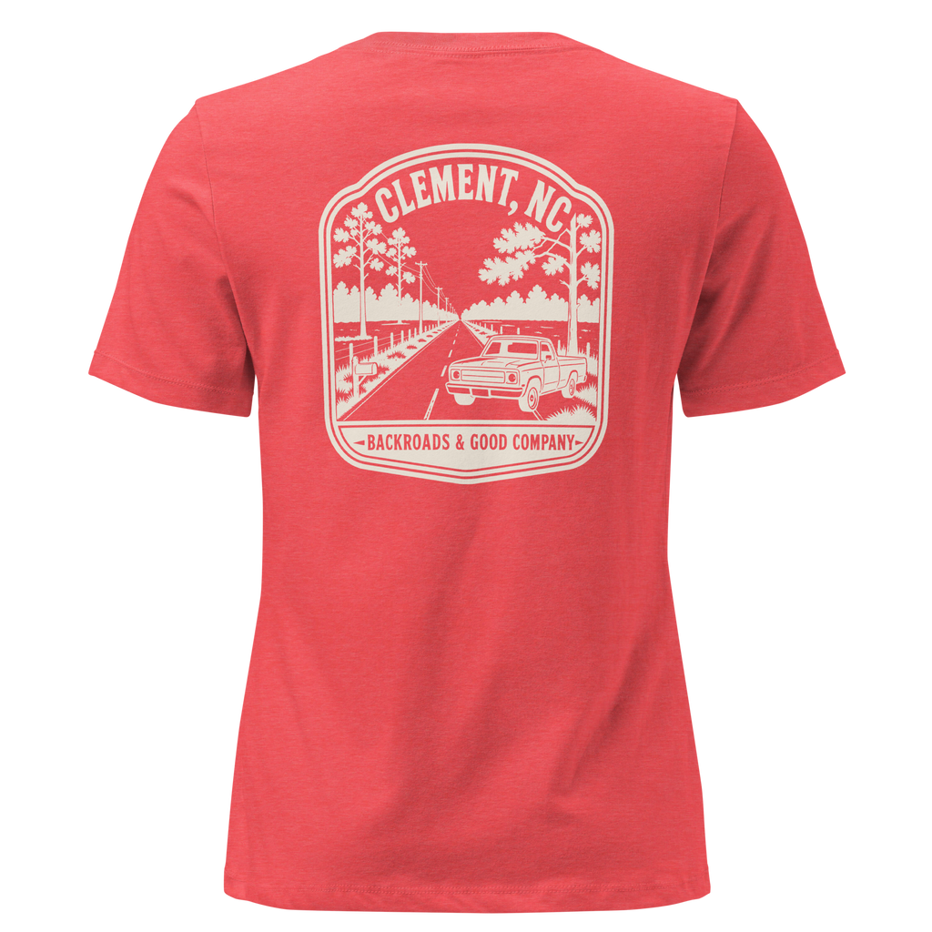 Clement NC - Country Roads- Women's Relaxed T-Shirt