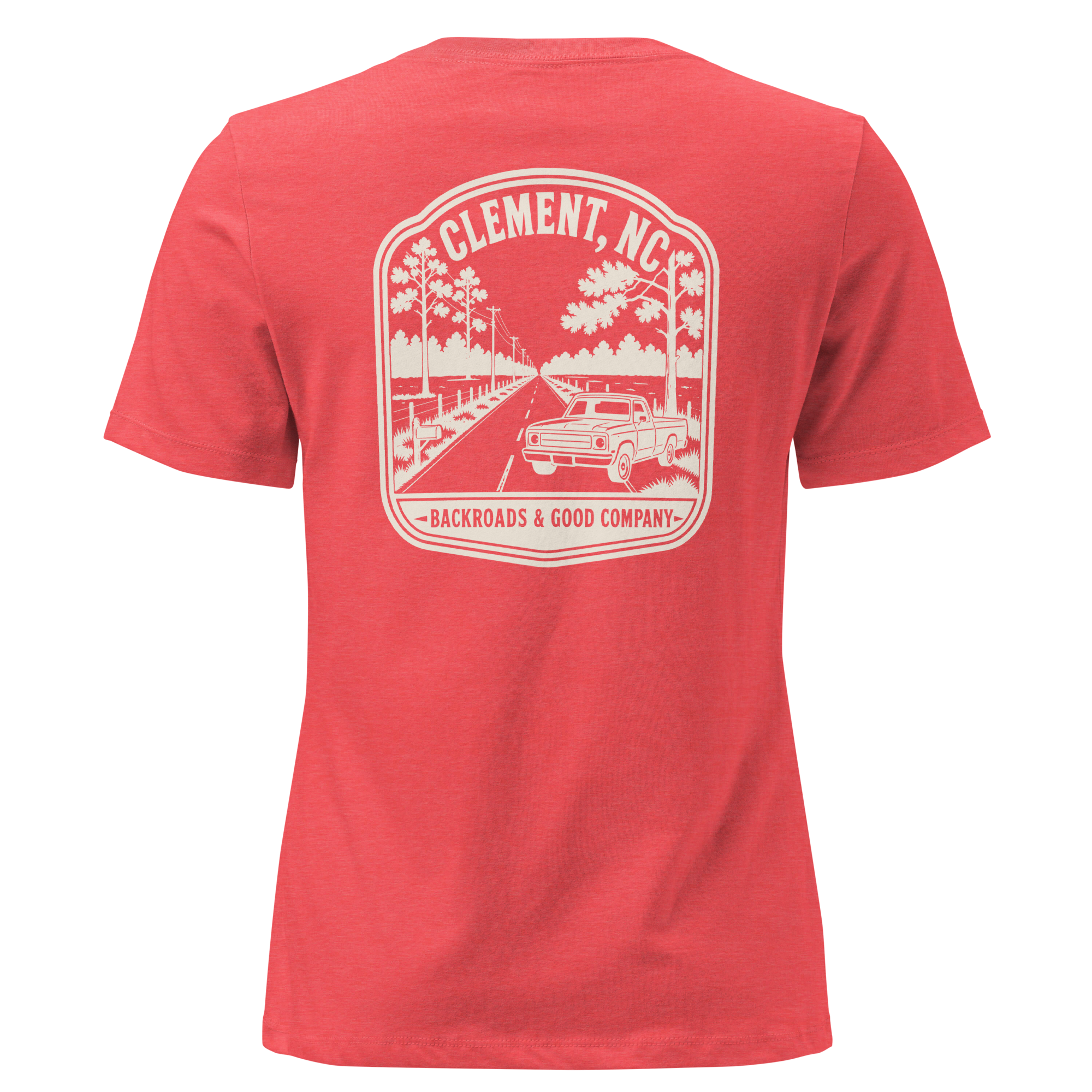Clement NC - Country Roads- Women's Relaxed T-Shirt