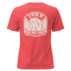 Clinton NC - Dark Horse Country- Women's Relaxed T-Shirt