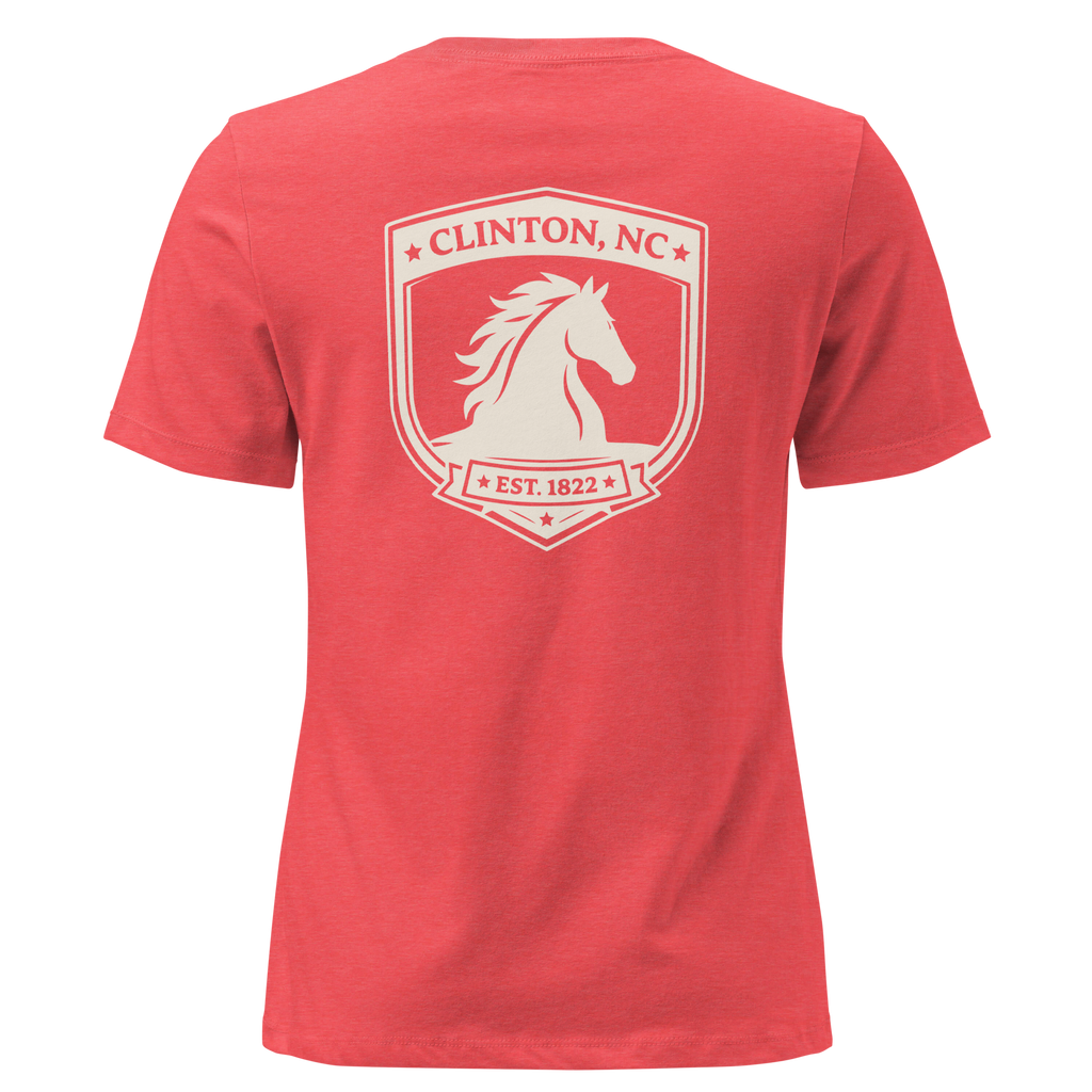 Clinton NC - School Pride- Women's Relaxed T-Shirt