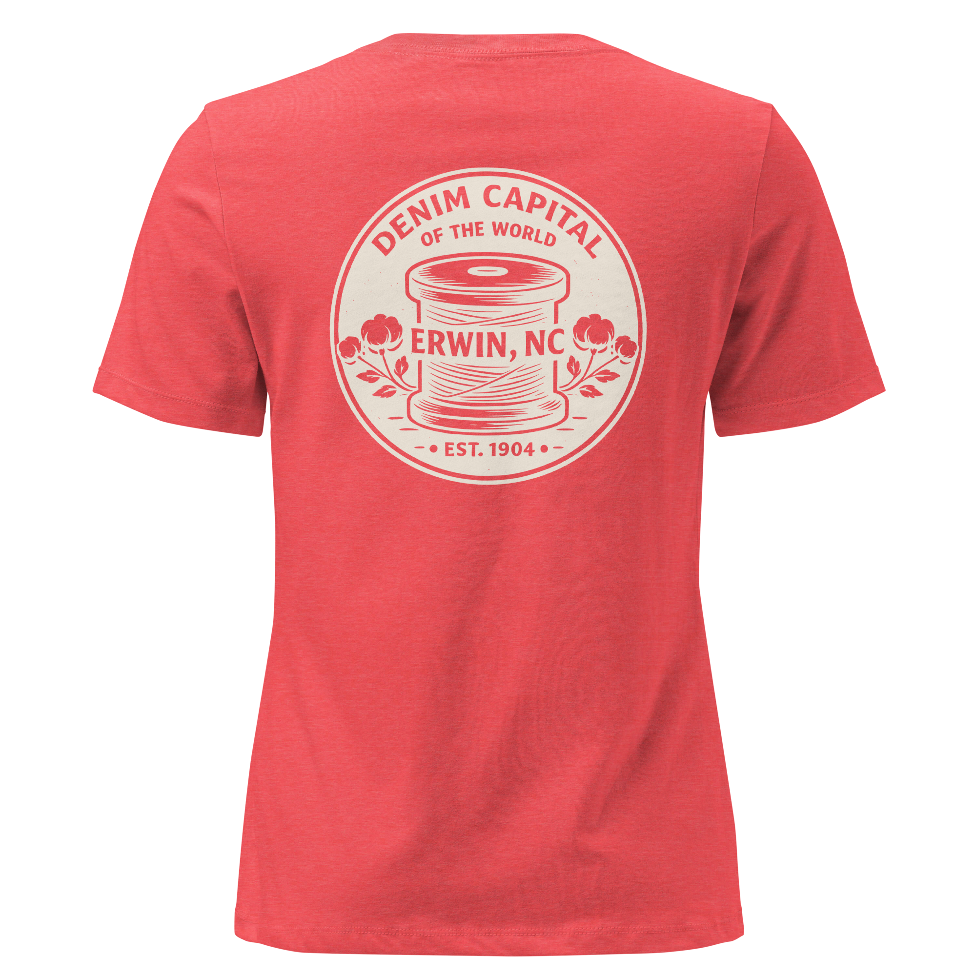 Erwin NC - Denim Capital- Women's Relaxed T-Shirt