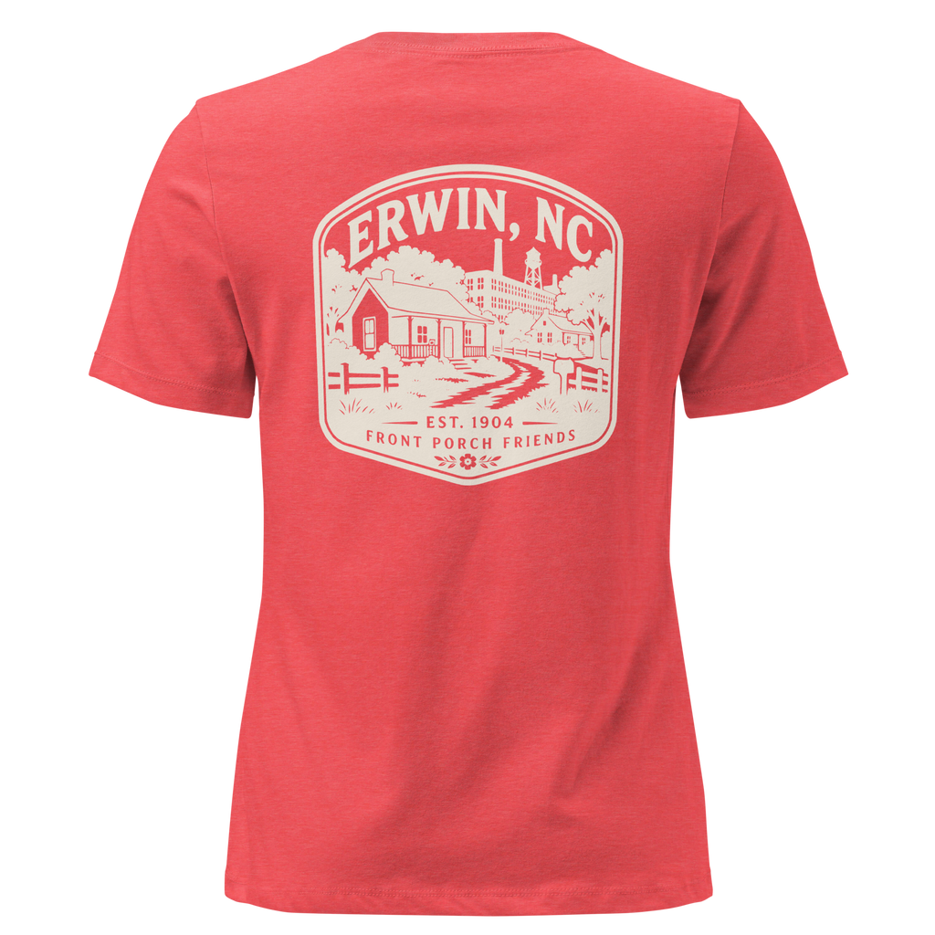 Erwin NC - Mill Town- Women's Relaxed T-Shirt