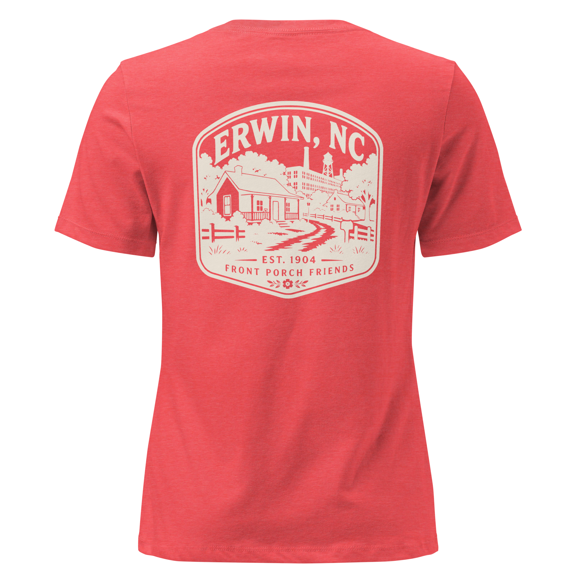 Erwin NC - Mill Town- Women's Relaxed T-Shirt