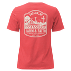 Falcon NC - Farm & Faith- Women's Relaxed T-Shirt