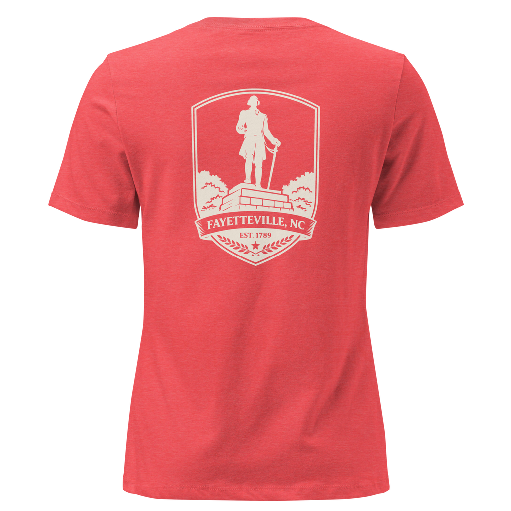 Fayetteville NC - Lafayette- Women's Relaxed T-Shirt