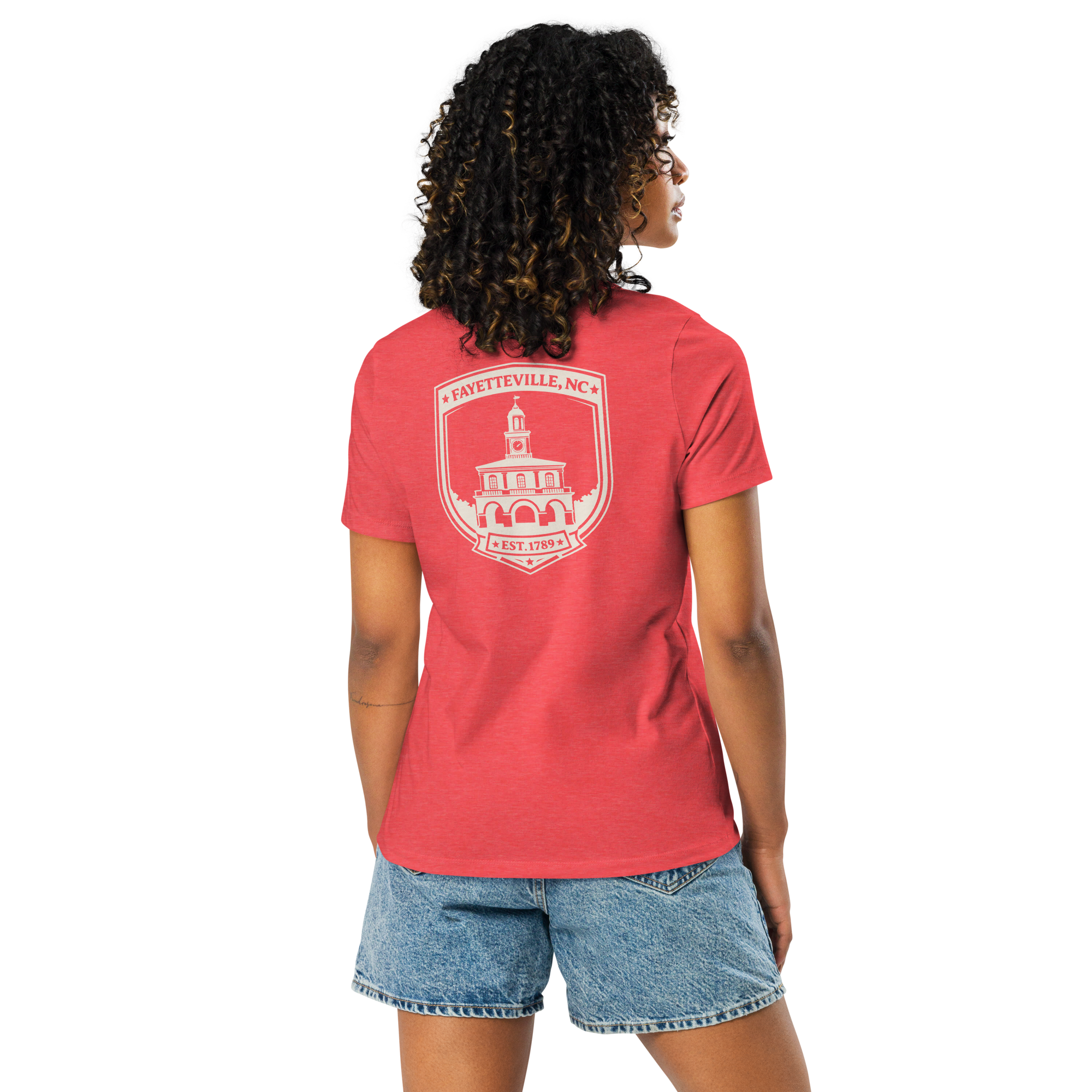 Fayetteville NC - Market House- Women's Relaxed T-Shirt