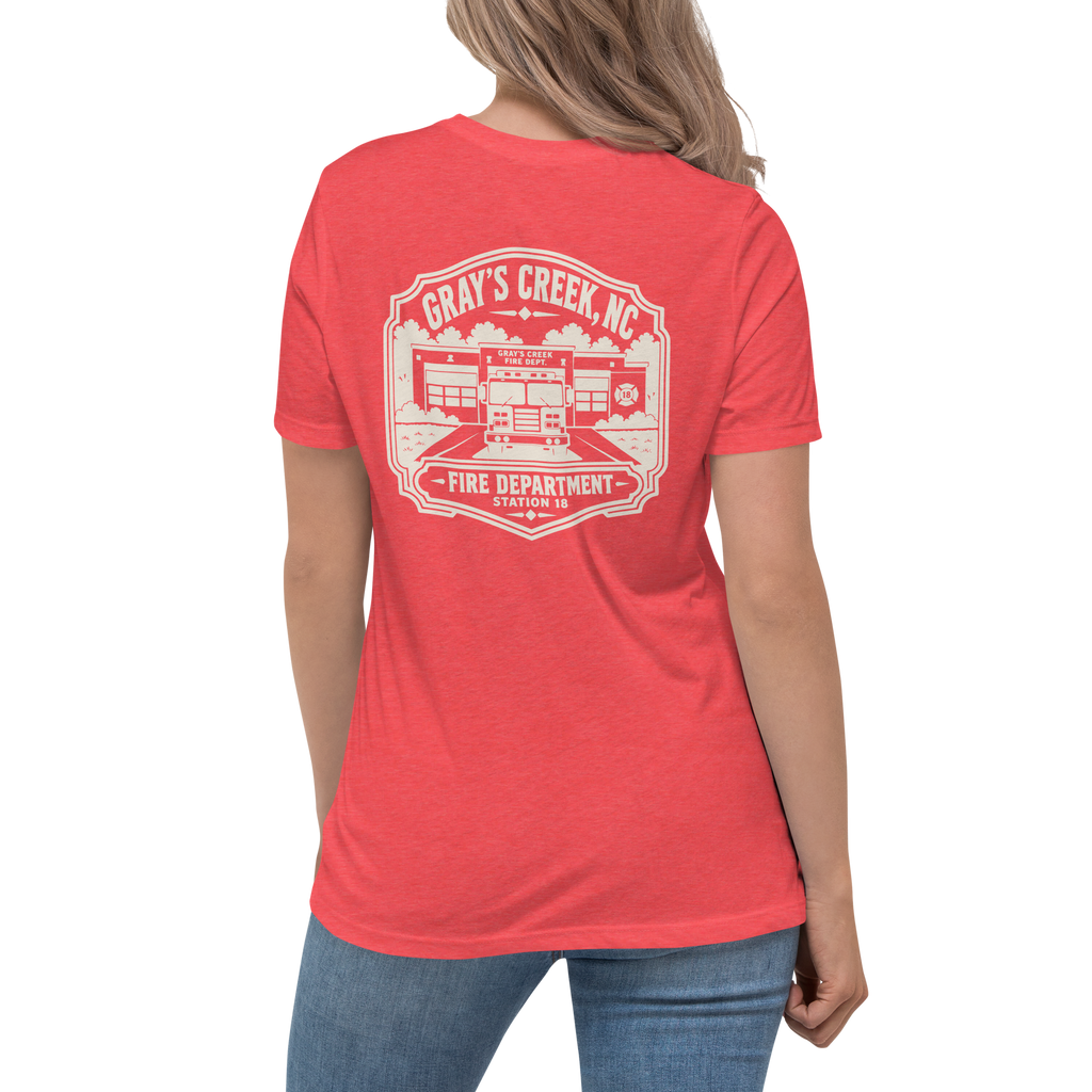 Gray's Creek NC - Station 18- Women's Relaxed T-Shirt