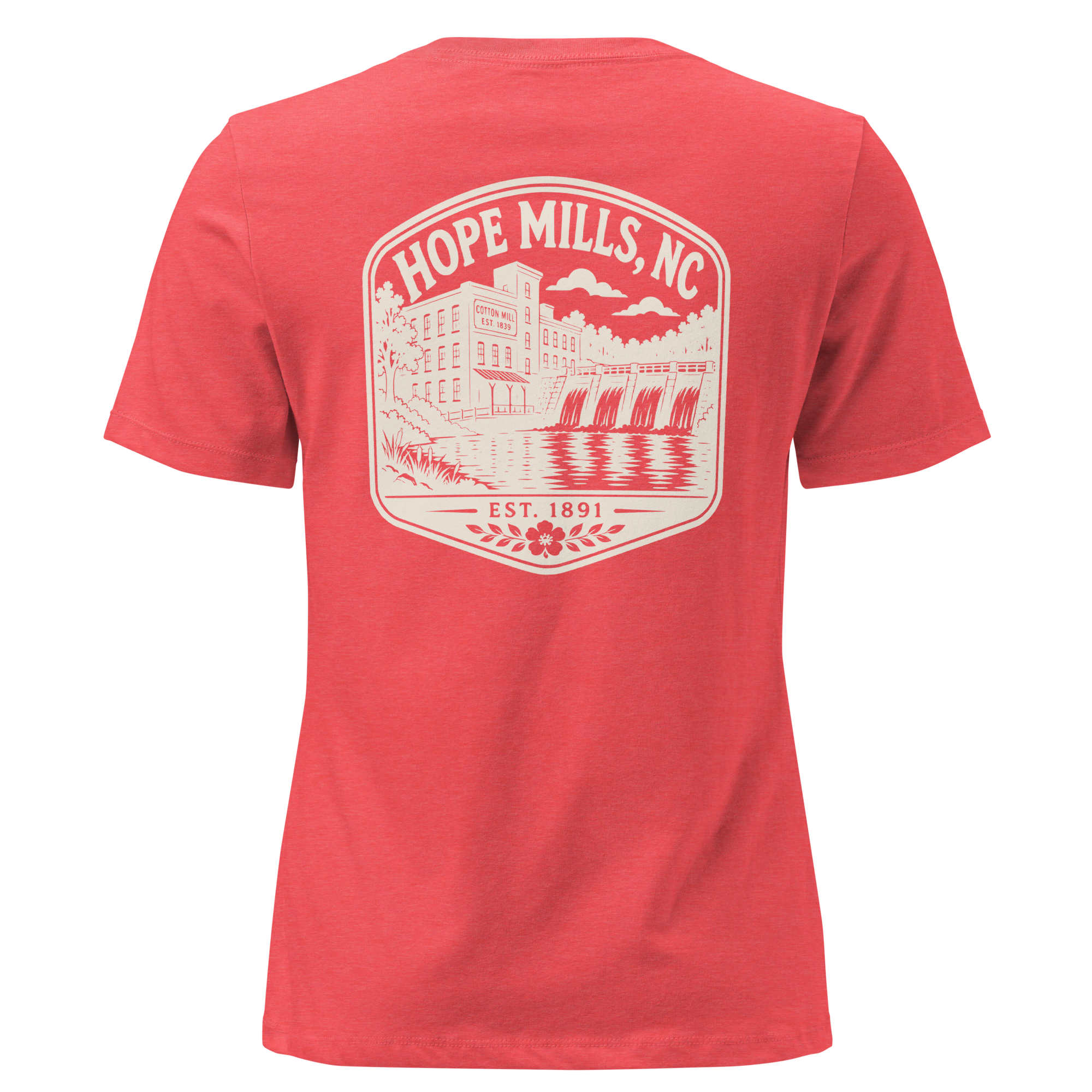 Hope Mills NC - The Old Mill- Women's Relaxed T-Shirt
