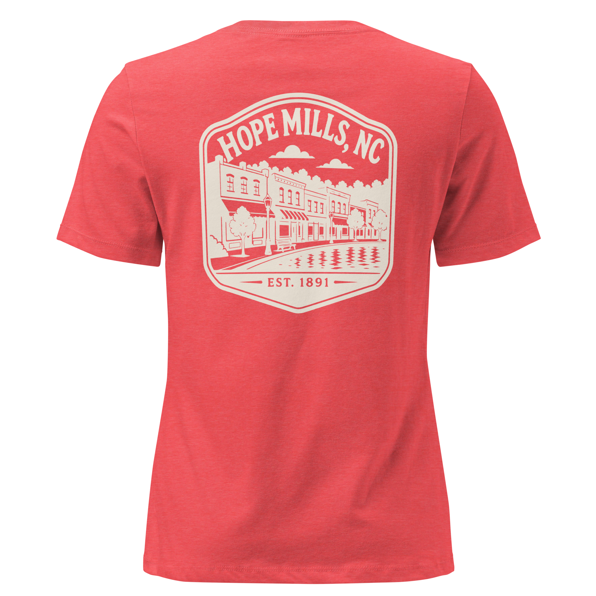 Hope Mills NC - Downtown- Women's Relaxed T-Shirt