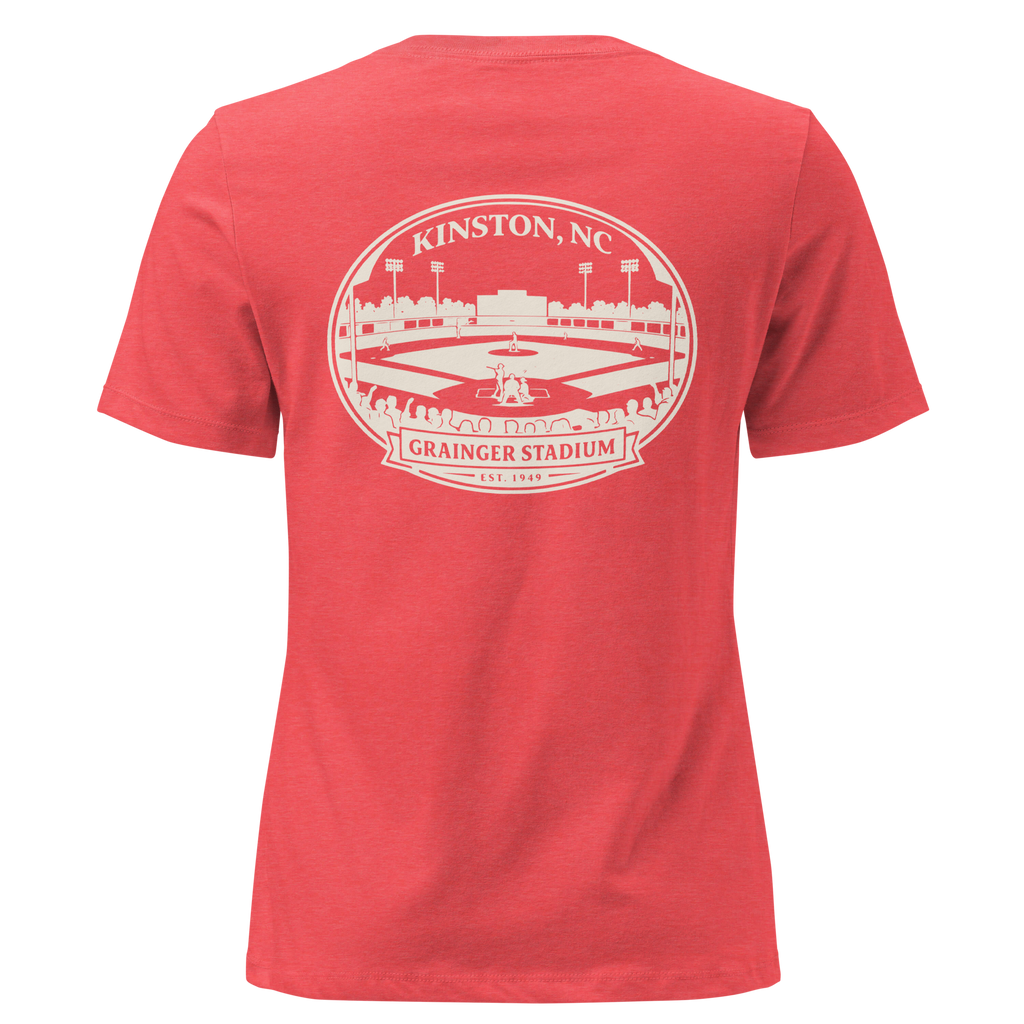 Kinston NC - Grainger Stadium- Women's Relaxed T-Shirt