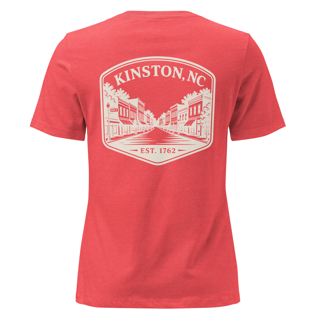 Kinston NC - Downtown Kinston- Women's Relaxed T-Shirt