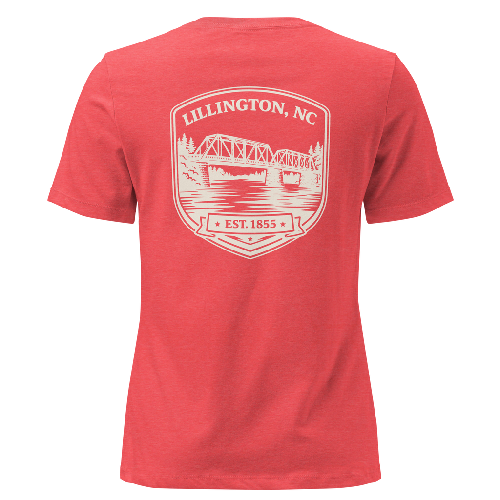Lillington NC - Old Trestle Bridge- Women's Relaxed T-Shirt