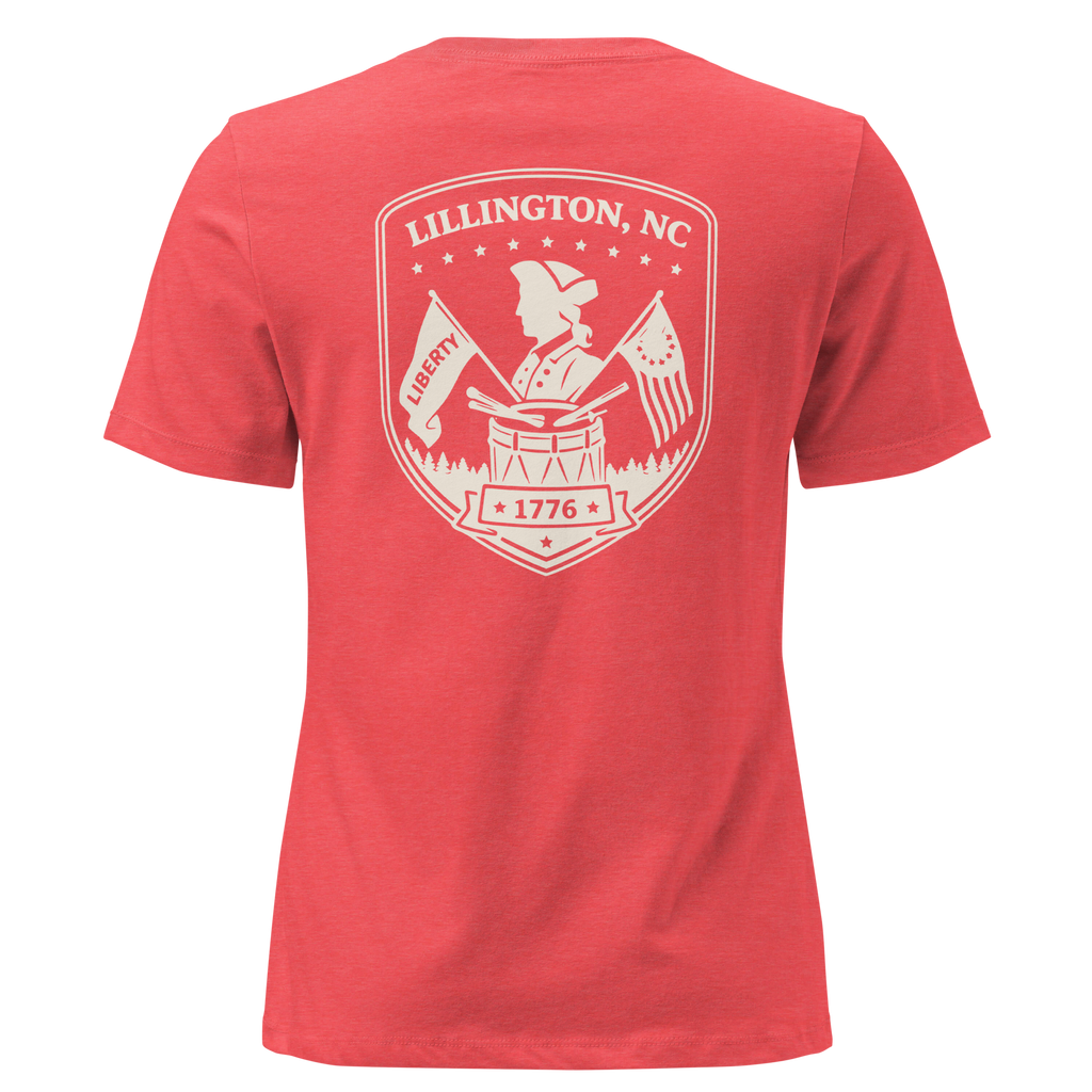 Lillington NC - 1776- Women's Relaxed T-Shirt