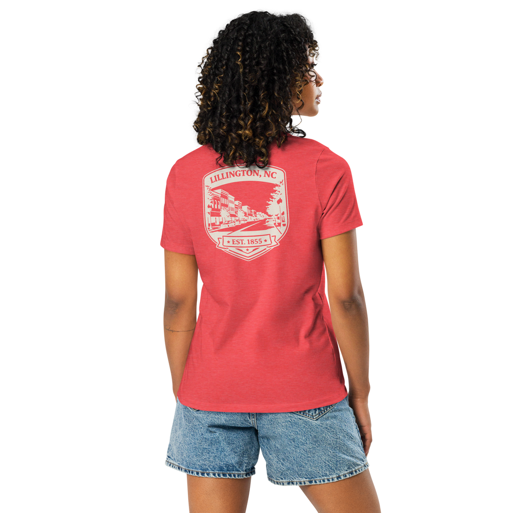 Lillington NC - Downtown- Women's Relaxed T-Shirt