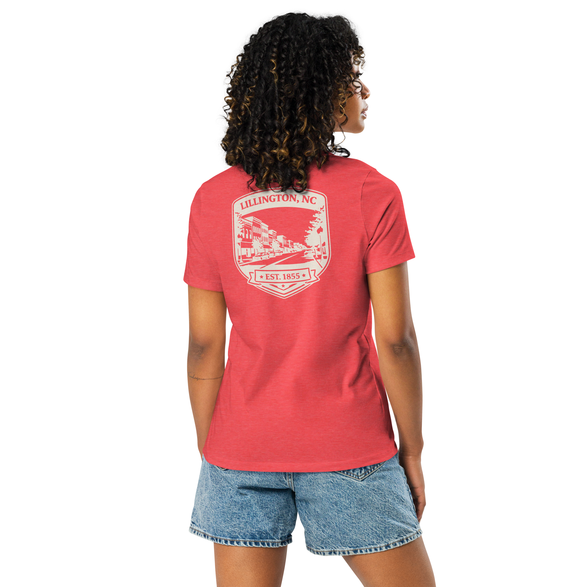 Lillington NC - Downtown- Women's Relaxed T-Shirt