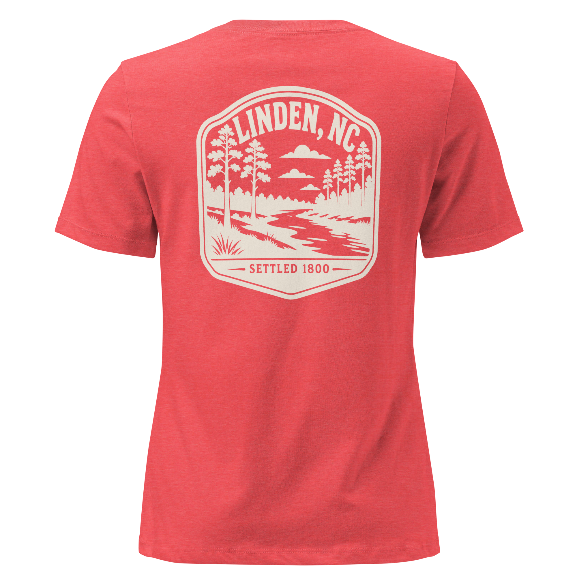 Linden NC - Little River- Women's Relaxed T-Shirt