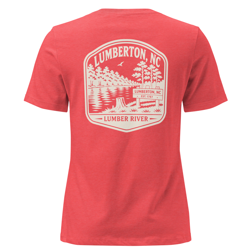 Lumberton NC - Lumber River- Women's Relaxed T-Shirt