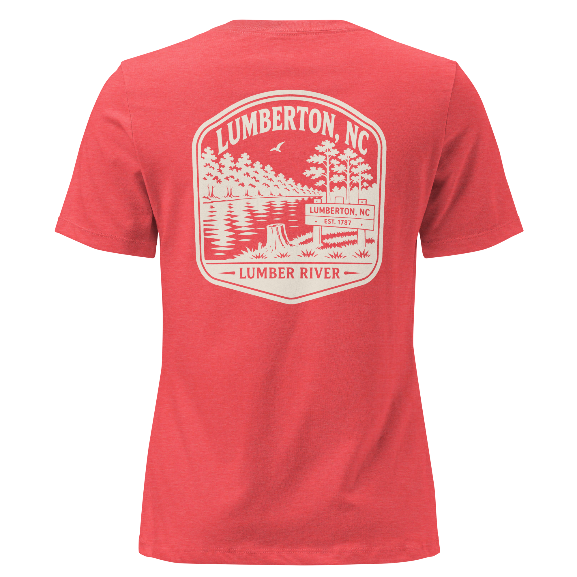 Lumberton NC - Lumber River- Women's Relaxed T-Shirt
