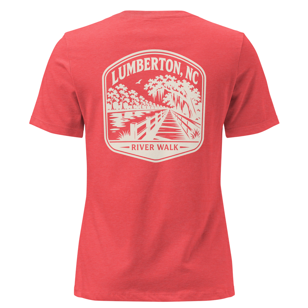 Lumberton NC - The Riverwalk- Women's Relaxed T-Shirt