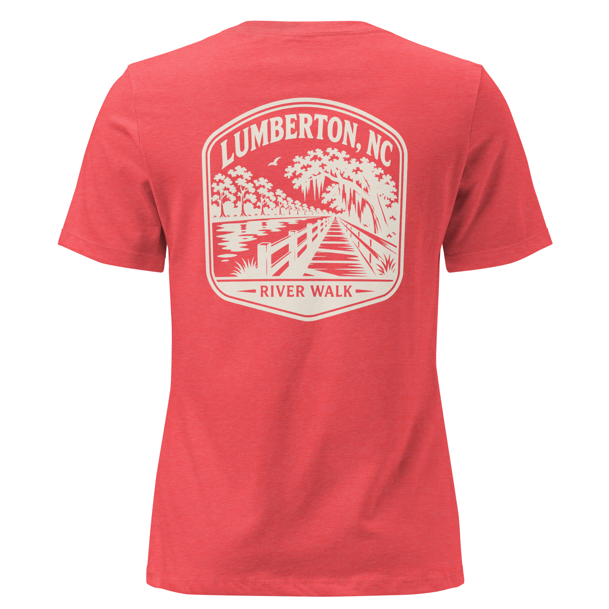 Lumberton NC - The Riverwalk- Women's Relaxed T-Shirt