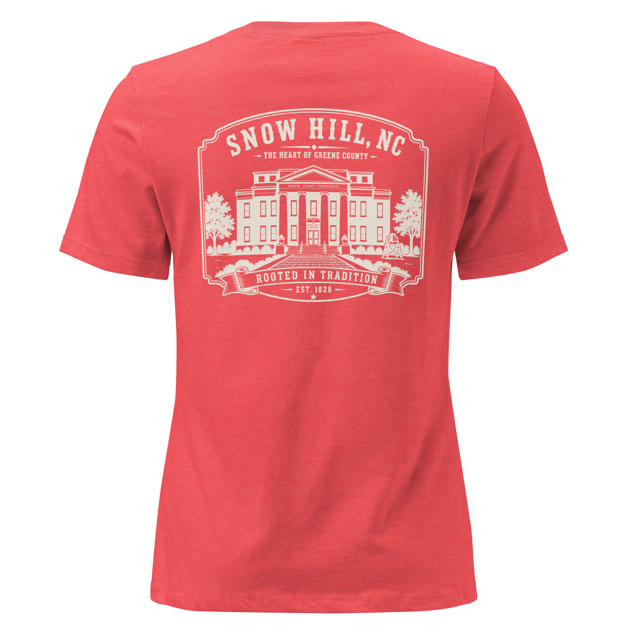 Snow Hill, NC - Historic Courthouse - Women's Relaxed T-Shirt