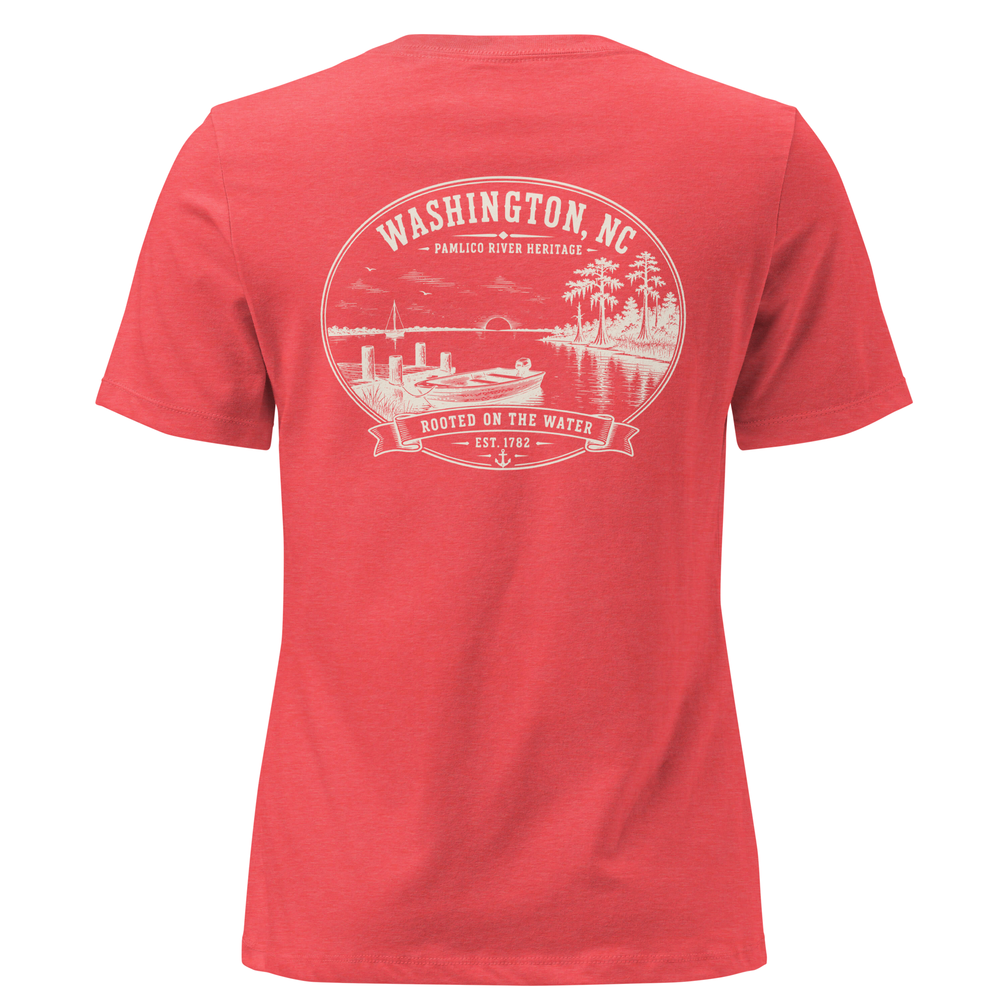 Washington, NC - The Pamlico - Women's Relaxed T-Shirt