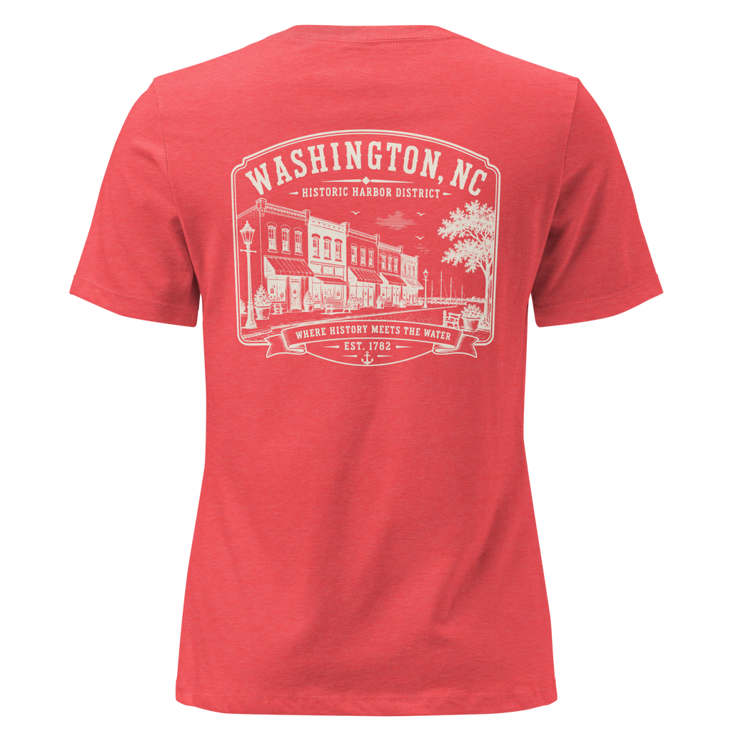 Washington, NC - Downtown - Women's Relaxed T-Shirt
