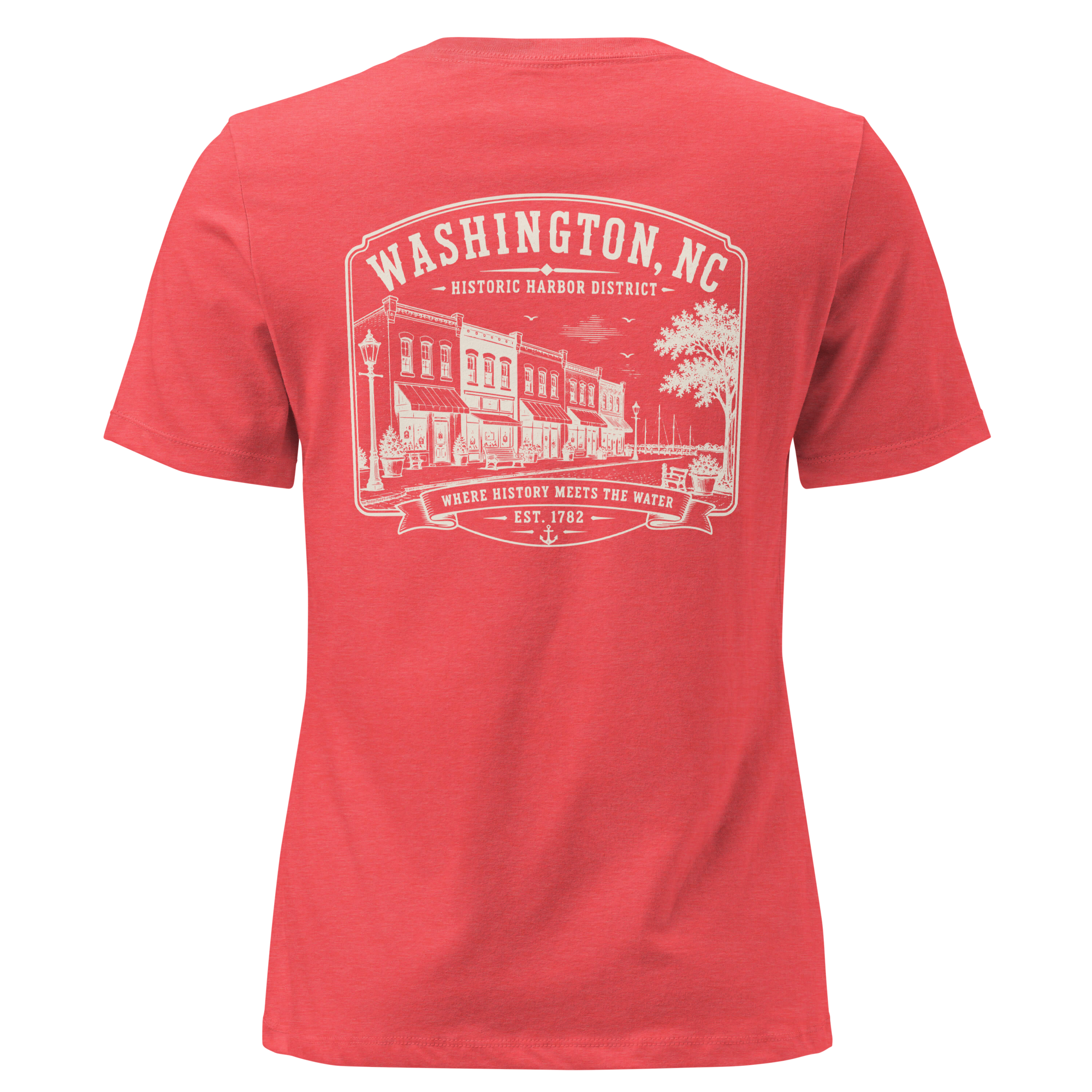 Washington, NC - Downtown - Women's Relaxed T-Shirt