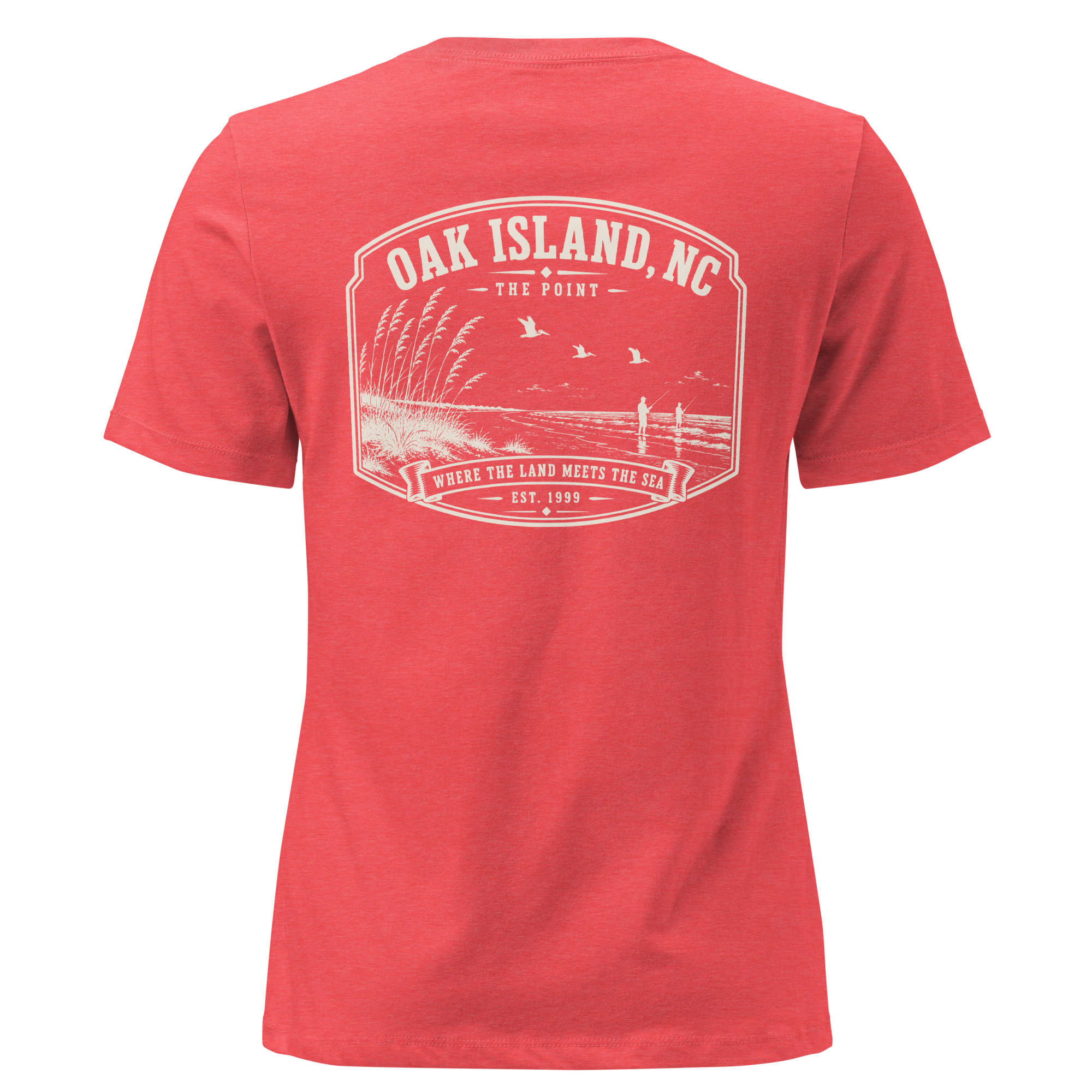 Oak Island, NC - The Point - Women's Relaxed T-Shirt