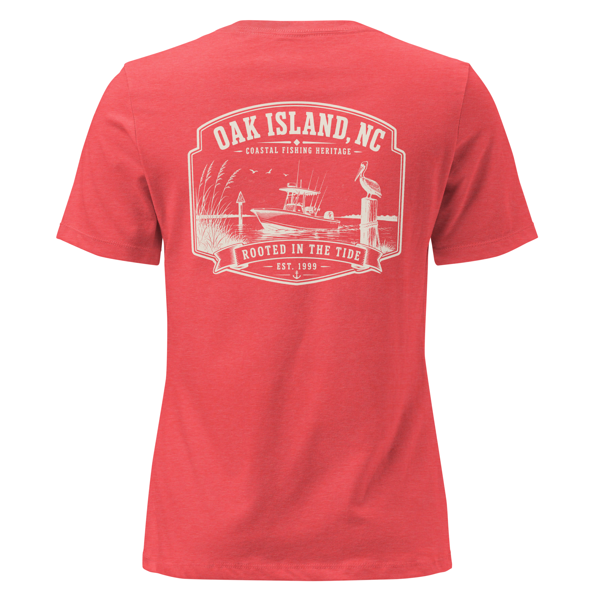 Oak Island, NC - Rooted in the Tide - Women's Relaxed T-Shirt