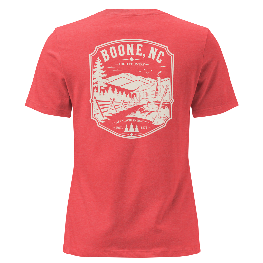 Boone NC - High Country- Women's Relaxed T-Shirt
