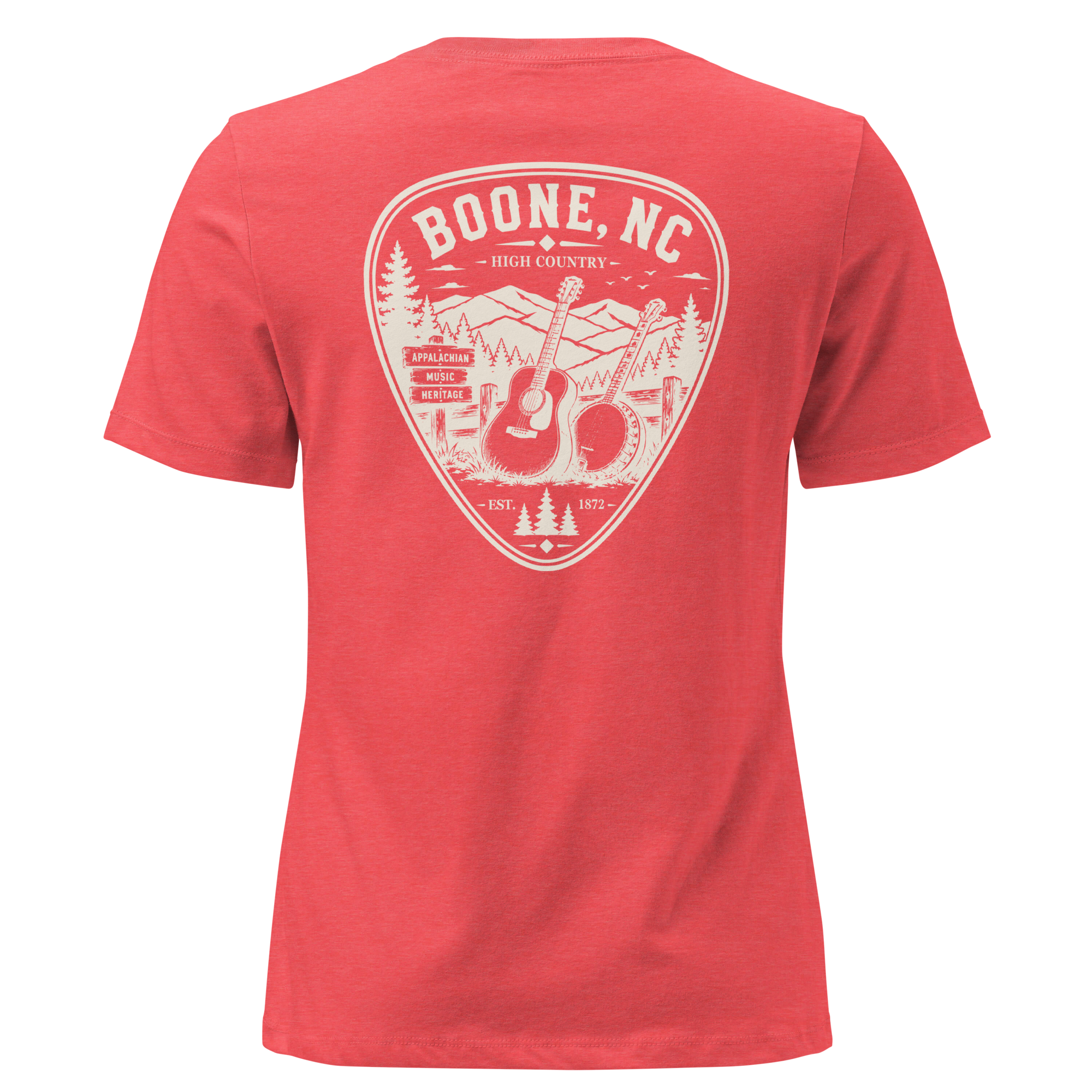 Boone NC - Mountain Music - Women's Relaxed T-Shirt