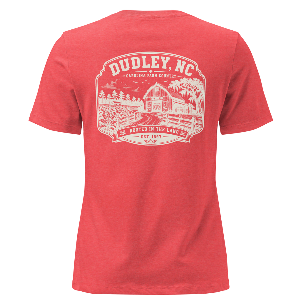 Dudley, NC - Farm Country - Women's Relaxed T-Shirt